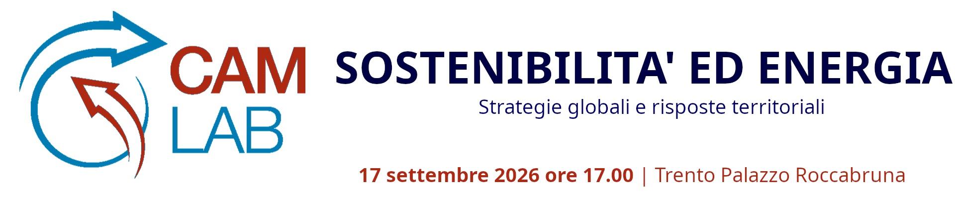 Camera di Commercio di Trento - CamLab: energia e sostenibilità